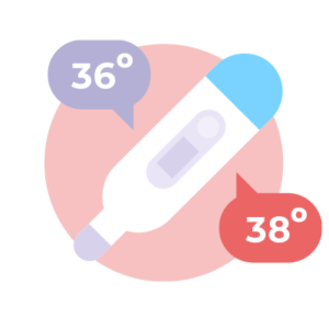 Corona-temperature